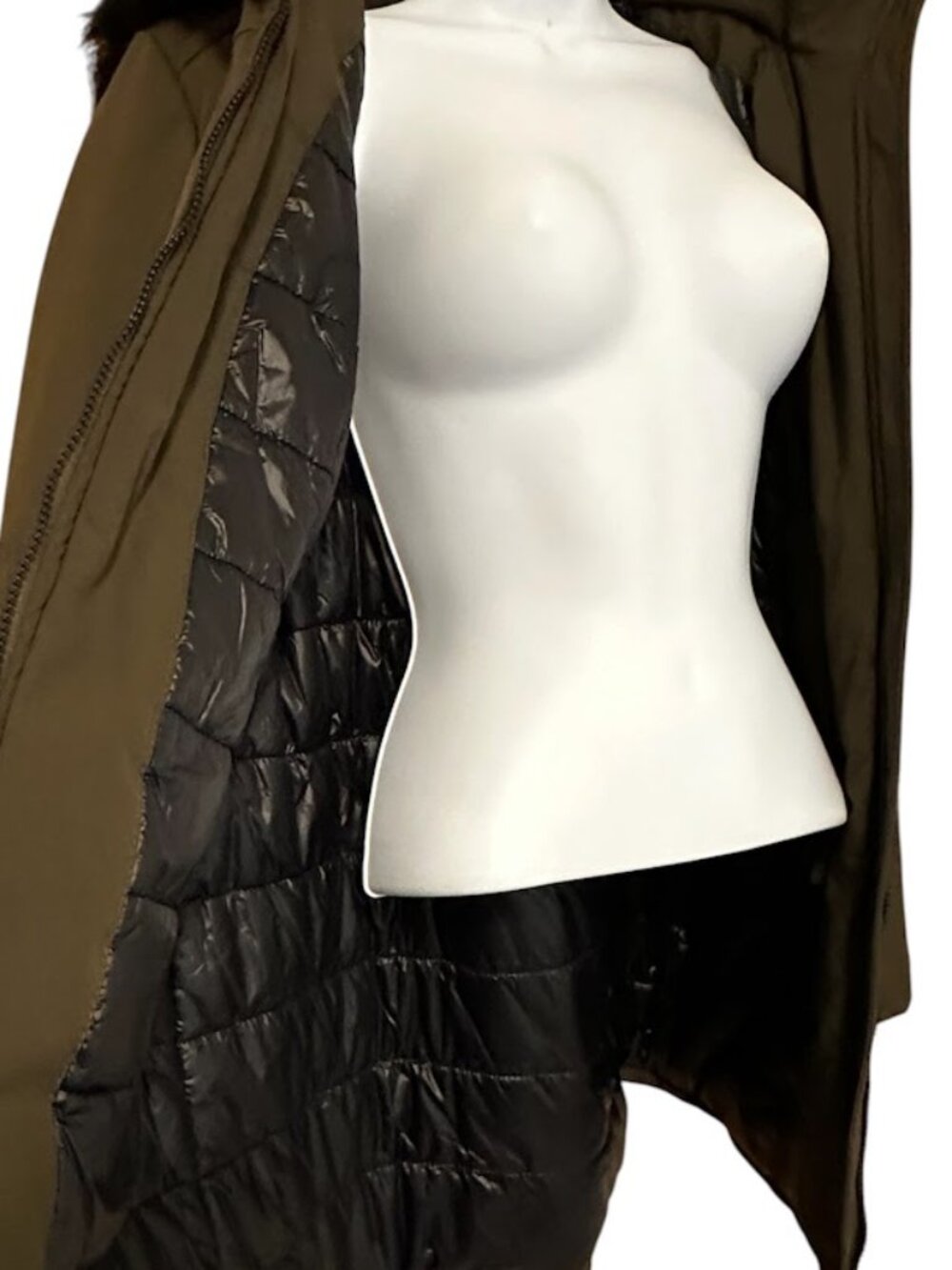 Calvin Klein Weather-Resistant Softshell Fashion Coat - Size Medium - Picture 4 of 9